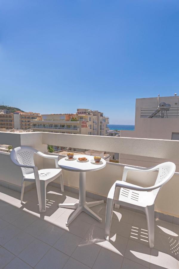 3- Sea View Luxury Suite In The Center Of Rhodes! Родос Экстерьер фото